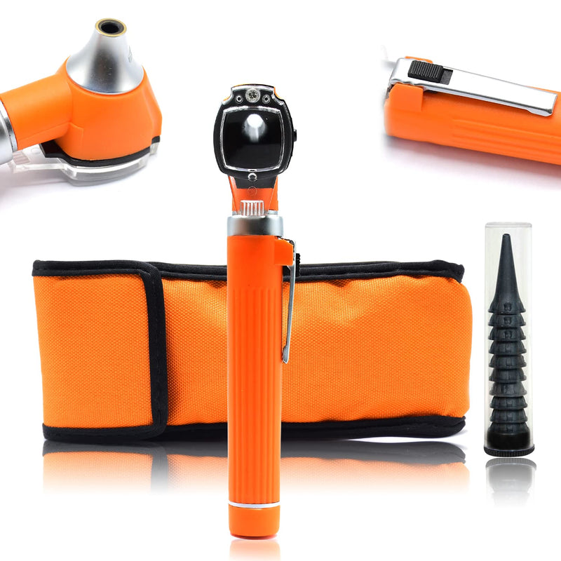 [Australia - AusPower] - OdontoMed2011 - Otoscope 'Mini for Educational and Personal Use - Ideal for Medical and Nurse Students, Paramedics, EMT and Personal Use… (Orange) Orange 