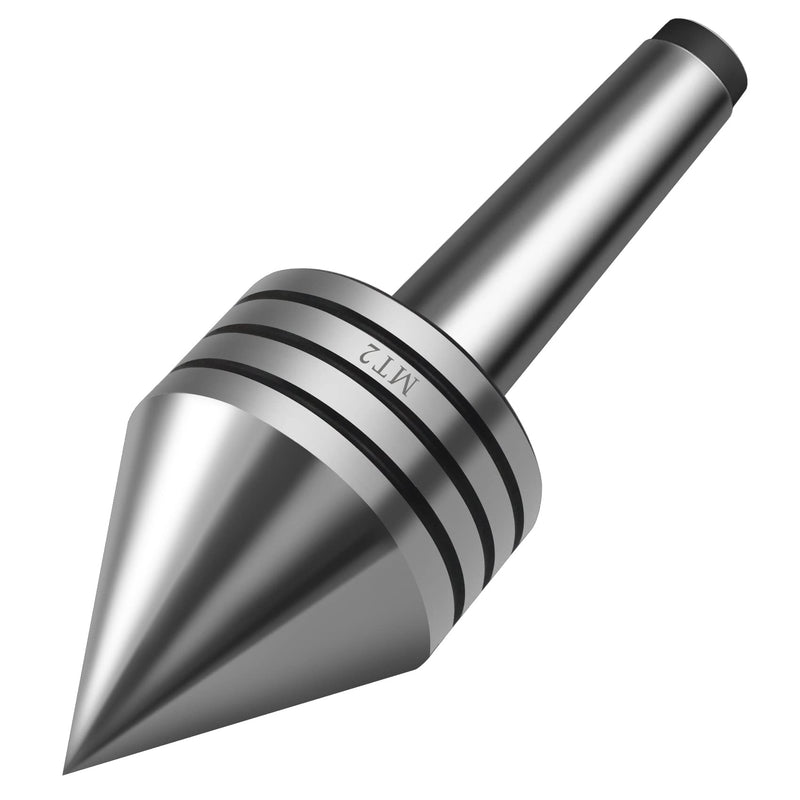 [Australia - AusPower] - Super Heavy Duty Live Tailstock Center, 2 Morse Taper, Woodworking Tapered Turn Center, MT2 Live Center with 60 Degree Point (MT2 Live Centers) MT2 Live Centers 
