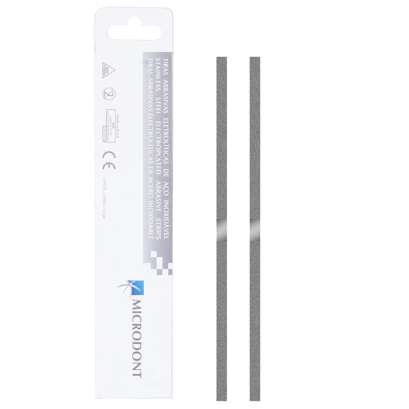 [Australia - AusPower] - Dental Stainless Steel Polishing Strips - Dental Abrasive Stainless Steel Strips Dental Tooth File 4MM Double Side Reusable Dental Care Tools?12pcs? 