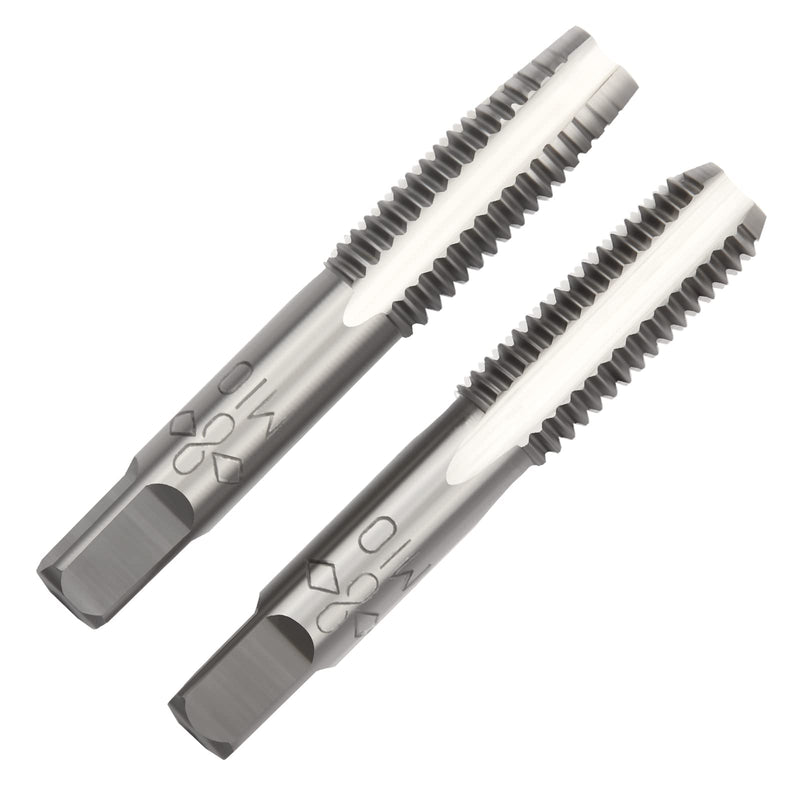 [Australia - AusPower] - M10 X 1.5 Metric Hand Tap, Right Hand M10 X 1.5mm Threading Hand Tap 1Pair M10x1.5 