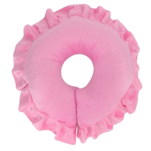 Dioche U Shaped Neck Support Cushion | Soft Table Bed Face Pillow for Beauty Salon & Spa Massage | Ergonomic Cervical Support with 360° Pressure Relief | Luxurious Travel Neck Pillow