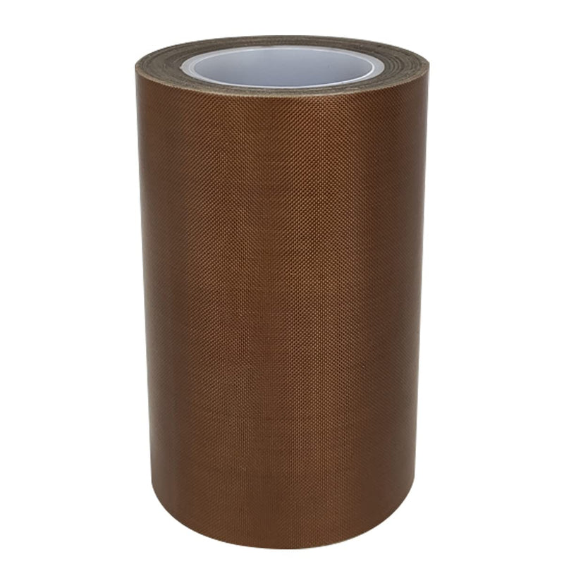 4-inch Teflon Tape Fiberglass High Temperature PTFE Fabric Roll with Adhesive Heat Resistant for Vacuum Sealer 4inch