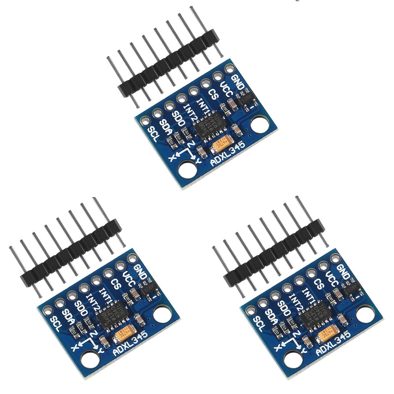 [Australia - AusPower] - 3PCS GY-291 ADXL345 3-Axis Digital Acceleration of Gravity Tilt Module IIC/SPI Transmission for Arduino (3pcs) 