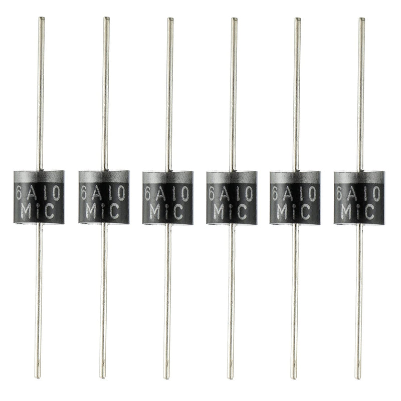 [Australia - AusPower] - BOJACK 6A10 Rectifier Diode 1000 Volt Electronic Silicon Diodes ?Pack of 20 Pcs? 