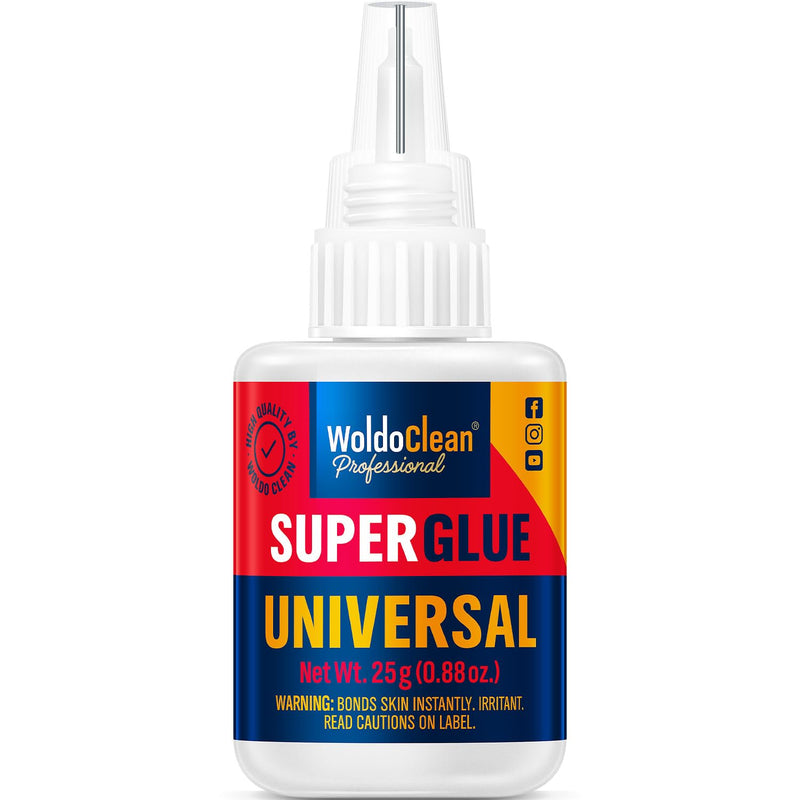 [Australia - AusPower] - Super Glue for All Purpose 25g Extra Strong - Waterproof, Heat-Resistant, Clear Glue with Precise Nozzle 