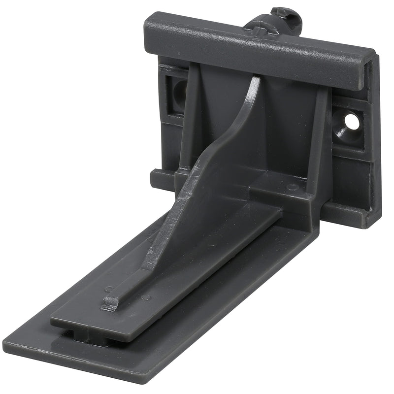 [Australia - AusPower] - 2 Pack DTC Rear Mounting Brackets Heavy Duty Drawer Slide Socket Plastic Grey Color for DTC Undermount Drawer Glides with Lengths 12"(305mm), 15" (381mm), 18" (457mm), and 21" (533.5mm) - OGA03 2 