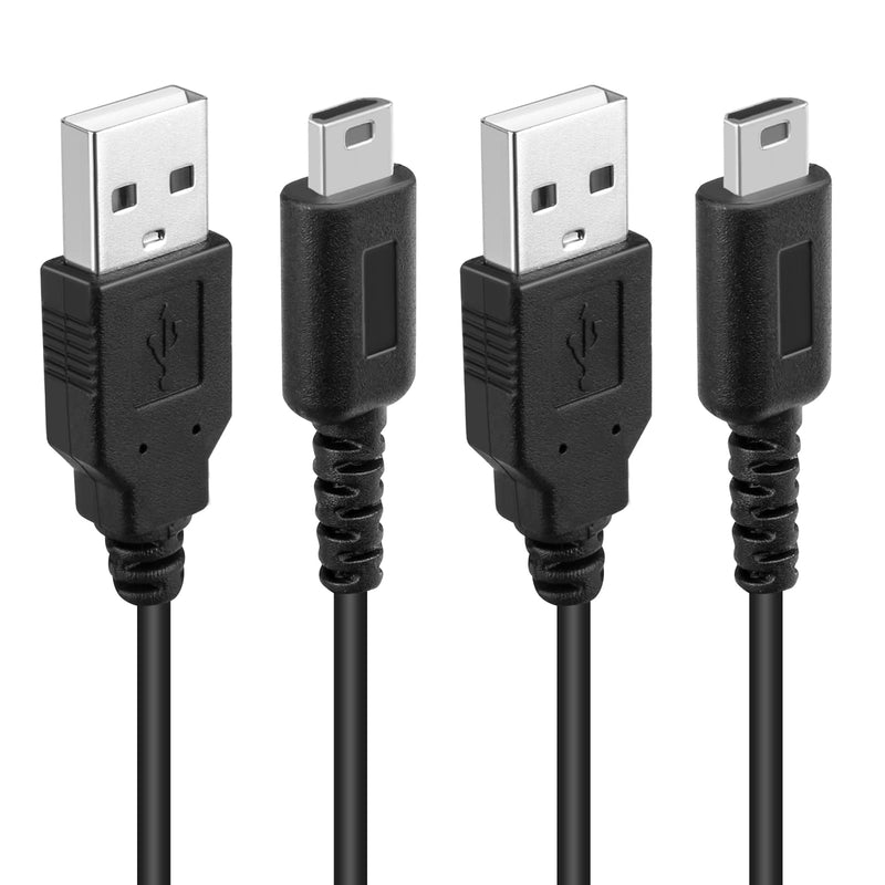 [Australia - AusPower] - 2 Pack DS Lite Charger Cable, NDSL USB Cord Charging Adapter Compatible with Nintendo DS Lite/DSL (4 ft) 