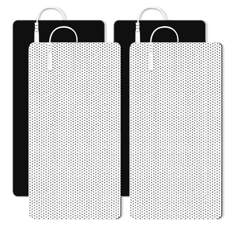 [Australia - AusPower] - TENS Unit Replacement Pads for Waist and Lower Back Pain Relief 4X8" Large TENS Unit Pads Self-Adhesive Electrode Pads Compatible with TENS 7000, AUVON TENS- 4 Pcs 4x8",4Pcs 