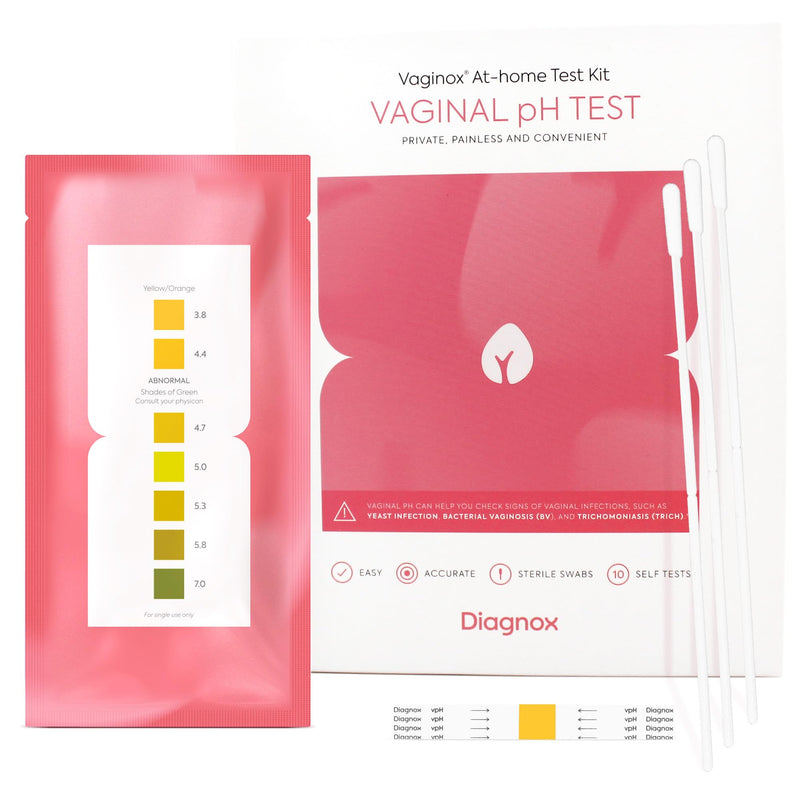[Australia - AusPower] - Vaginal PH Test Kit with Sterile Swabs - Vaginal PH Balance and Yeast Infection Test - Individually Packed BV Test Strips for Women - FSA HSA Approved Feminine PH Test Strips (10) 10 Count (Pack of 1) 