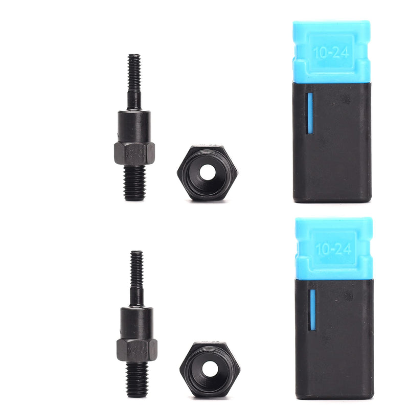 [Australia - AusPower] - Rivet nut gun mandrel and nose pieces accessary (SAE 10-24 2 pack) 