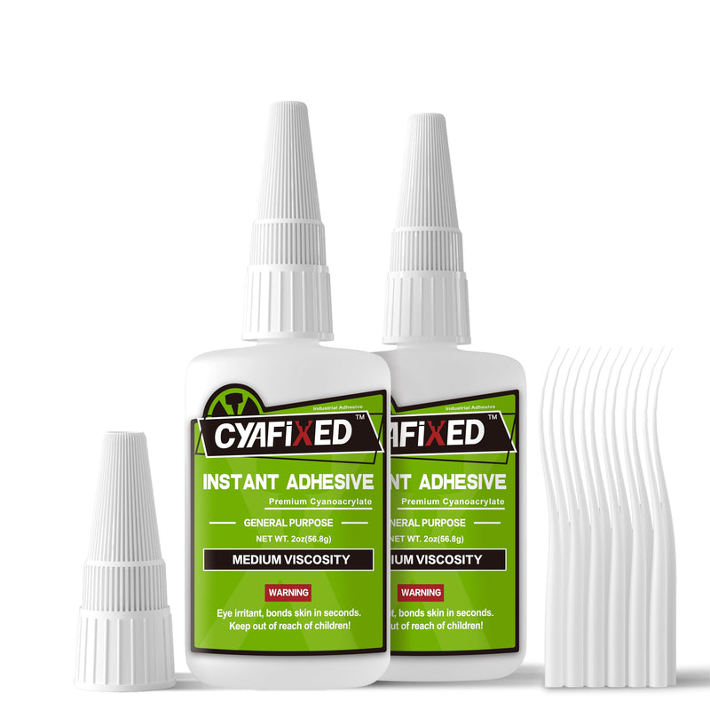 [Australia - AusPower] - Strong Cyanoacrylate (CA) Super Glue, All-Purpose Medium Viscosity Instant Adhesive, 4 oz. (113.6 Grams) - CA Glue for General Home Repair, Ceramics, Plastics, Metal, Wood 4 ounce 