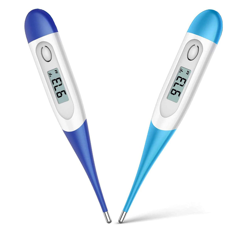[Australia - AusPower] - Bundle of Thermometer for Adults, Digital Oral Thermometer for Fever with 10 Seconds 
