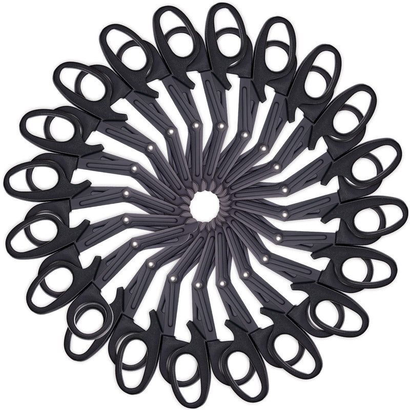 [Australia - AusPower] - 20 Pack Medical Scissors Badge Scissors for Nurses Stainless Steel Blades Emergency Bandage Shears 6 Inch Nurse Accessories for Nurses Doctor Supplies, Black 