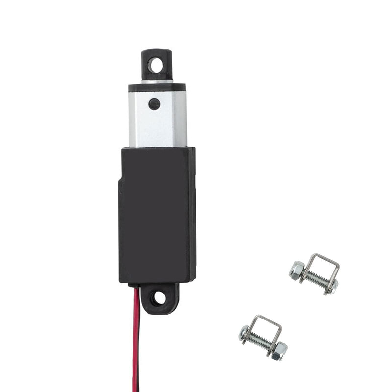 [Australia - AusPower] - 0.4 Inch 0.4" Stroke Mini Linear Actuator 12V 42.2lbs/188N Electric Micro Linear Actuator Speed 0.2"/sec with Mounting Brackets,for Robotics,Home Automation Stroke 0.4 inch 42.2 lbs 