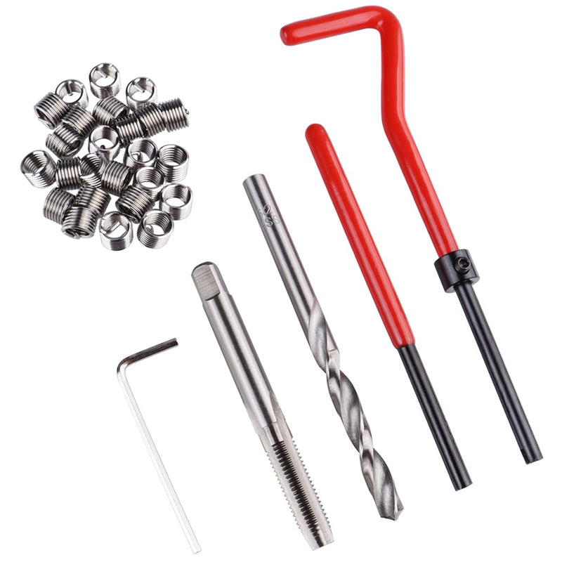 [Australia - AusPower] - Wolfride 30PCS M6 Helicoil Kit M6 x 1mm Thread Repair Kit M6 Helicoil Inserts 