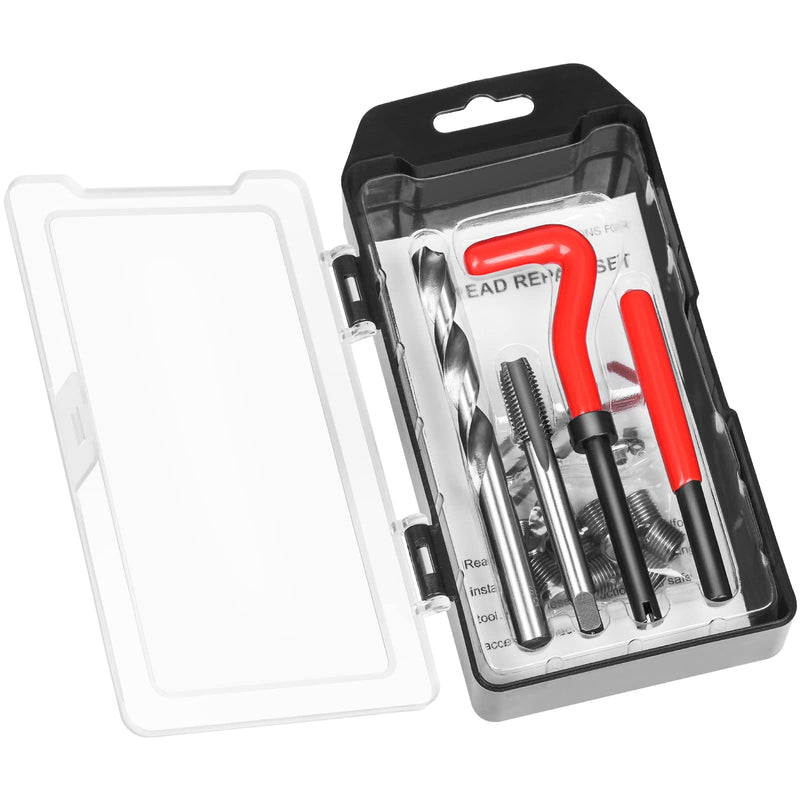 [Australia - AusPower] - Thread Repair Kit M10 X 1.5mm, Metric Thread Repair Insert Kit Compatible Hand Tool Set for Damaged Thread and Auto Repairing Metric,M10×1.5mm 