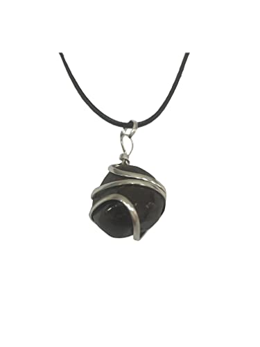 Kunal Art & Crafts Raw Red Garnet Pendant Necklace Garnet Tumbled Crystal Healing Gemstone Pendants For Sexuality/Romantic love/Intimacy/Positive thoughts/Energy/spiritual Gift