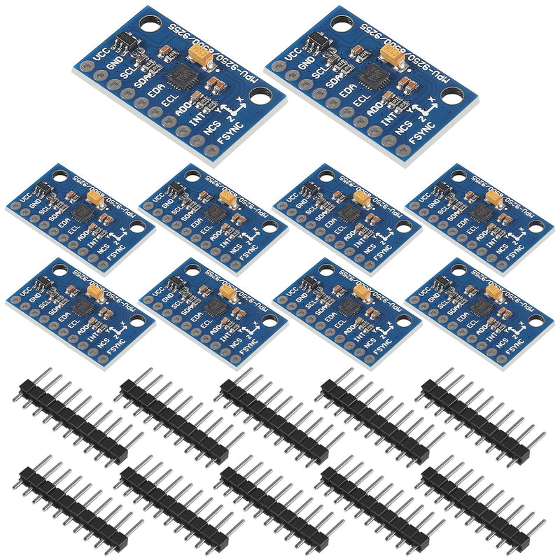 [Australia - AusPower] - AITRIP 10PCS MPU-6500 GY-6500 Sensor Module 3 Axis Gyro + 3 Axis Accelerometer Replace MPU6000 MPU6500 10 