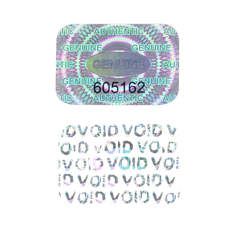 120 pcs Security Hologram Stickers, Void Tamper Proof Sticker, Warranty Tamper Evident Labels, Unique Sequential Serial Numbering (WZRYSEAL 0.95 Inch X 0.65 Inch) 120