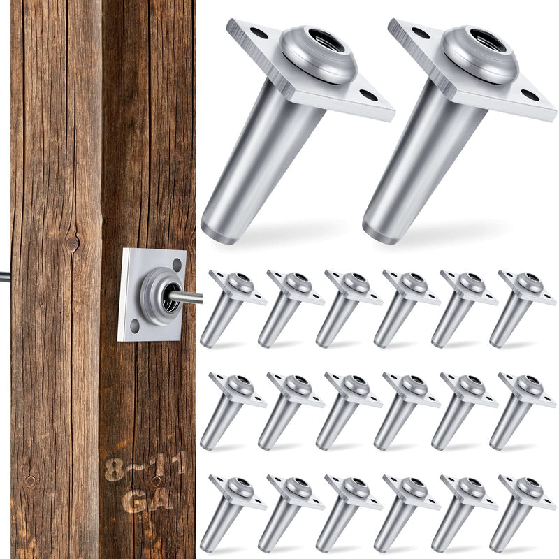 [Australia - AusPower] - 20 Pieces Anchor Wire Vise Anchor Vise Grape Trellis Anchor Vise for Tightening 8~11 Gauge Wire to Build Trellises, Vineyards, Fences and Arbors 20 