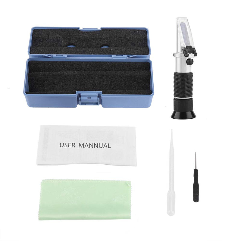 [Australia - AusPower] - Portable Hand Held Grape and Wine Alcohol Refractometers 0 25% Vol 0 40% brixs 0 22 Baume, brixs Refractometer, brixs Refractometer, Portable Hand Held Grape and Wrefractometer Salinity Tester saltw 