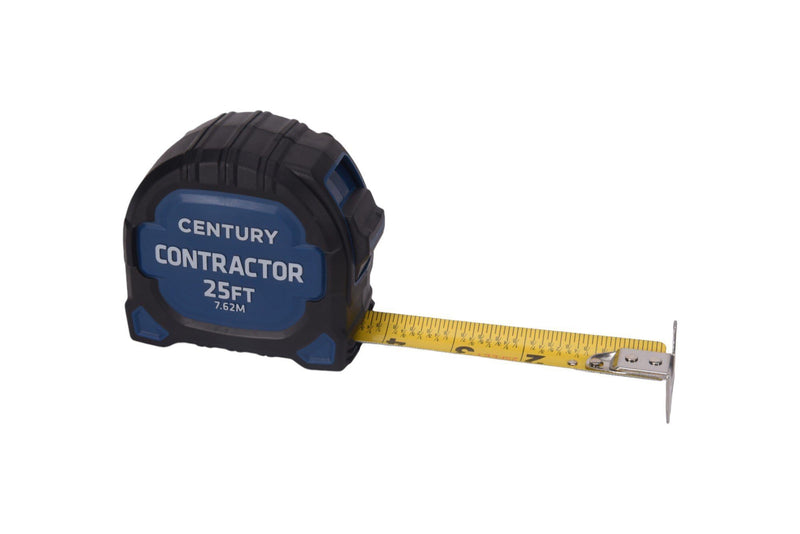[Australia - AusPower] - Century Drill & Tool 72841 Contractor Fractional/Metric Tape Measure, 25 Foot 7.6 m 