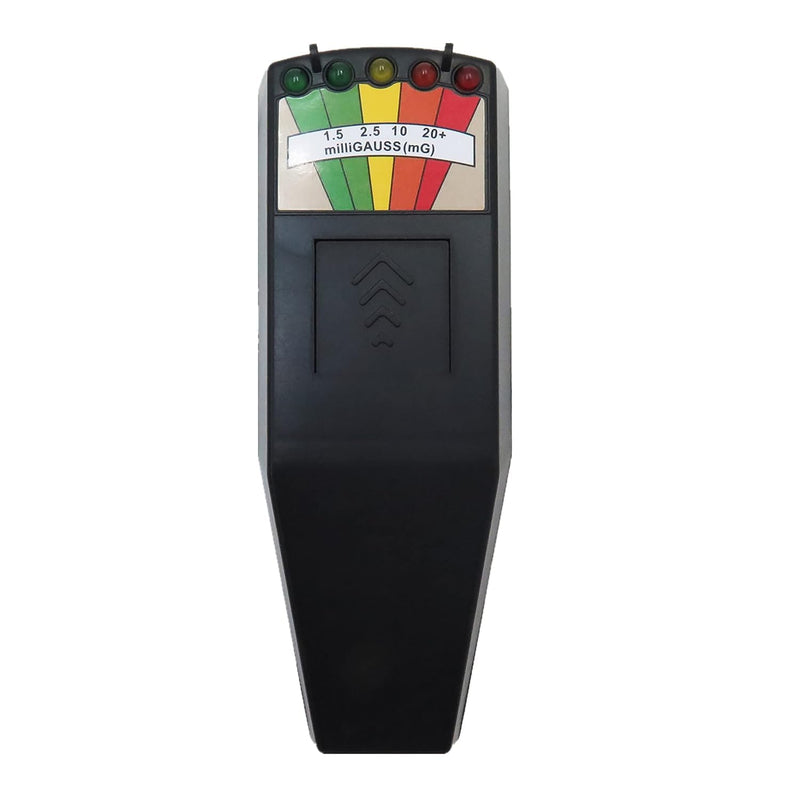 [Australia - AusPower] - Ghost Hunting Paranormal Equipment Handheld 5 LED EMF Meter Magnetic Field Detector for Indoor & Outdoor Inspections 