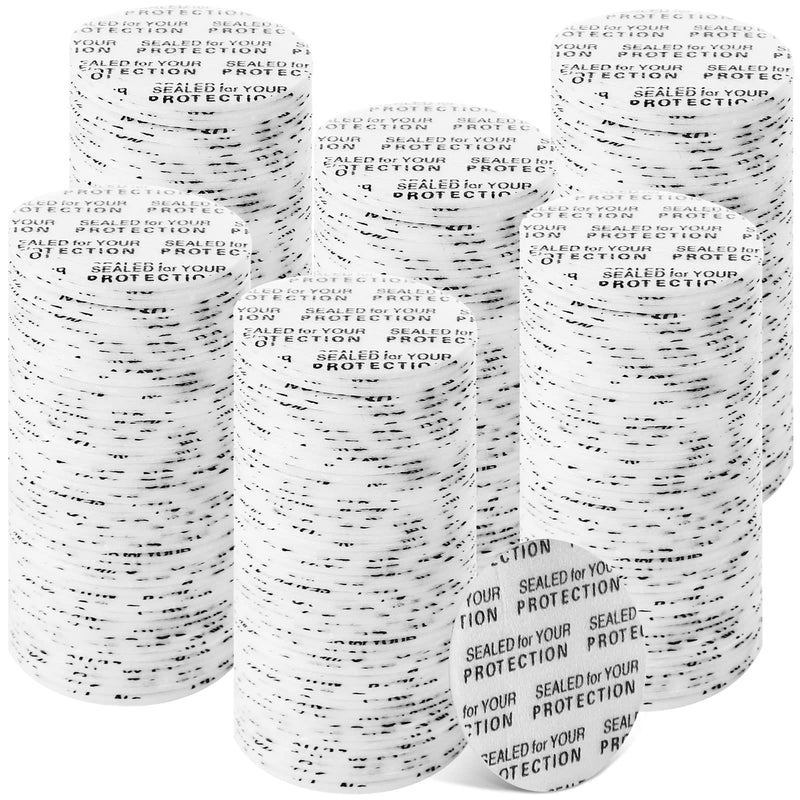 [Australia - AusPower] - Tondiamo 300 Pcs Pressure Sensitive Foam Lid Liner Bottle Seals Waterproof Safety Tamper Resistant Sealing Gasket Activated Seals for Glass Jar Plastic Lid Canning Vials(1.38 Inch/ 35 mm) 1.38 Inch/ 35 mm 