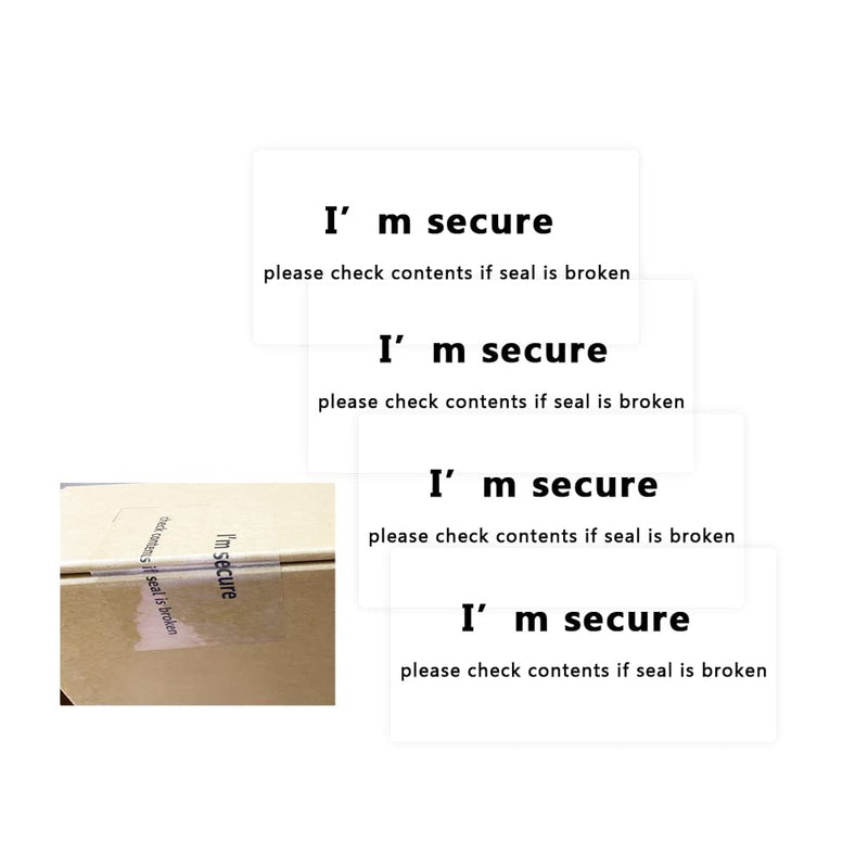Tamper Evident Security Warranty Void Stickers,Check Contents if Seal is Broken,4x2 Inch,200 Pcs Per Pack