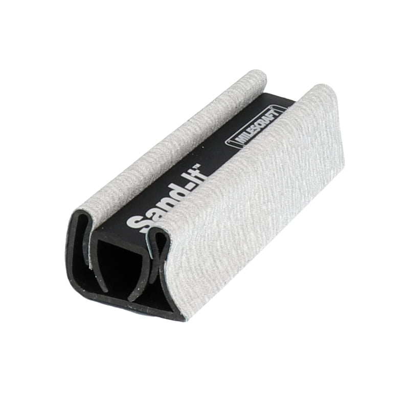 [Australia - AusPower] - Milescraft 1622 – Sand-It Multi-Surface Sanding Block. Sand Flat, Concave, Convex & Round Surfaces or Fit into Tight Spaces. Accepts any ¼ Sheet of Sand Paper. 150 Grit Sand Paper Included 