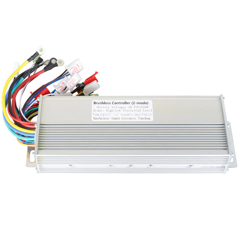 [Australia - AusPower] - WFLNHB 48/72V 1500W Brushless DC Electric Motor Speed Control Box(2-mode) Replacement for Electric Bicycle Scooter Square Wave Controller 