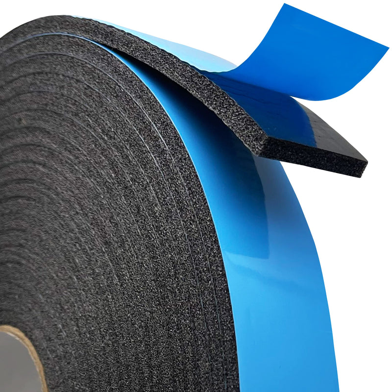 [Australia - AusPower] - Self Adhesive Camper Mount Foam Tape 3/16in x 1 1/4in x 33ft for Truck Shells, RVs, Cars, Boats and Home. Helps Stop Vibrations, Scratches and Squeaks. Seal Around Air Conditioners, Doors and Windows 1 Pack 