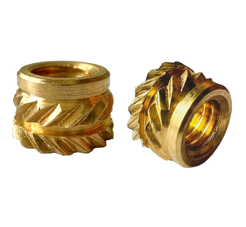 [Australia - AusPower] - Threaded Heat-Set Inserts Brass for Printed Plastic Parts M4 Short 50pcs M4S 50 