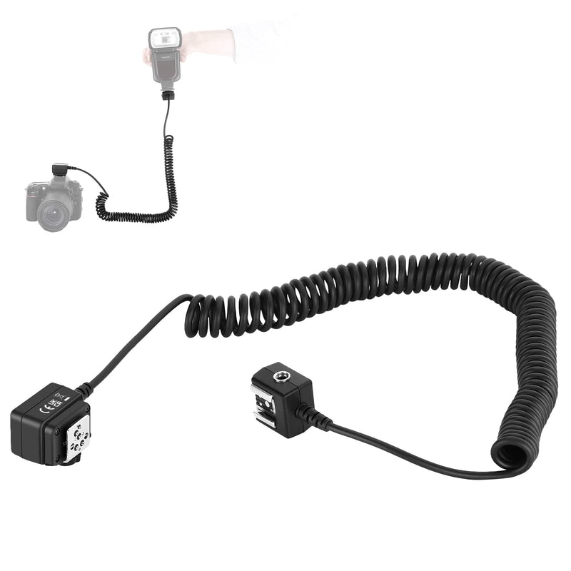 [Australia - AusPower] - NEEWER 6.6’/2m TTL Off Camera Flash Speedlite Cord Compatible with Nikon SB-5000 SB-910 SB-900 SB-800 SB-700 SB-600 SB-400 Nikon Z7 Z6 Z6II Z5 D850 Cameras NEEWER 750II NW420 NW655 Z1 Flashes 