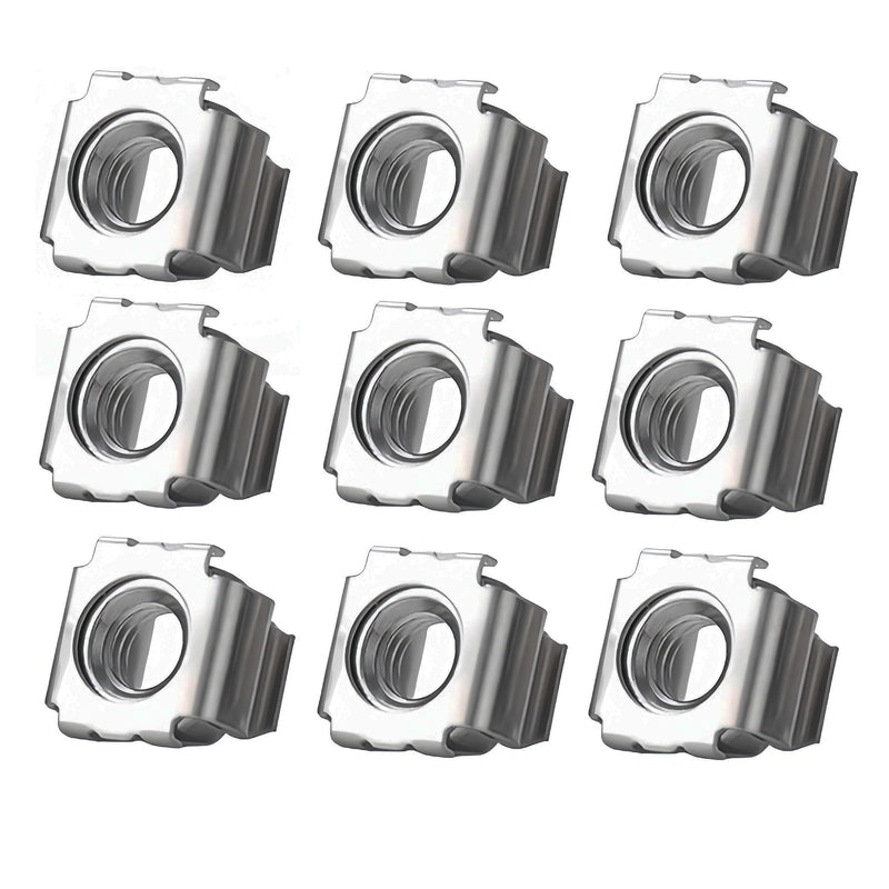[Australia - AusPower] - M5 Cage Nuts, 304 Stainless Steel, Zinc Plated, Metric, 50Pcs M5 