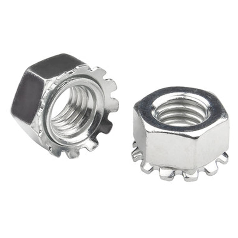 [Australia - AusPower] - #6-32 Keps Nuts with External Tooth Washer, K-Lock Keps Nuts 304 Stainless Steel Kep Lock Nut, 100Pcs-Pack 6-32(100pcs) 