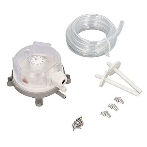 Differential Pressure Switch, 20-200Pa, Single Pole Double Action Pressure Switch, Dustproof and Waterproof for Aerospace Electronic Processing