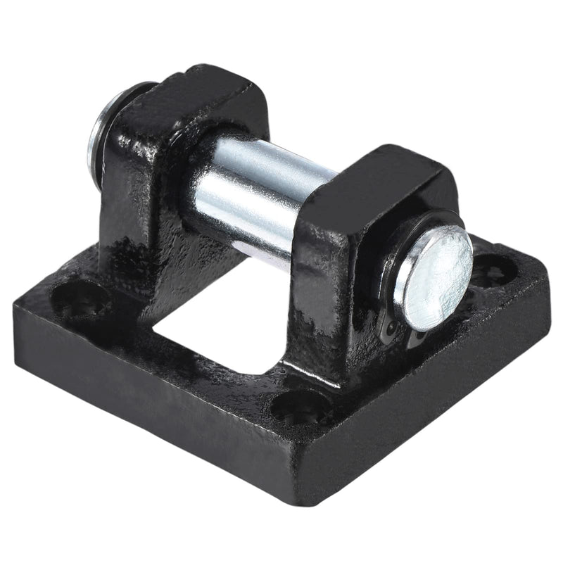 [Australia - AusPower] - PATIKIL 50x50x32mm Air Cylinder Pneumatic Rod Pivot Clevis Mounting Bracket Rear Mount Part, Black 50 x 50 x 32mm 