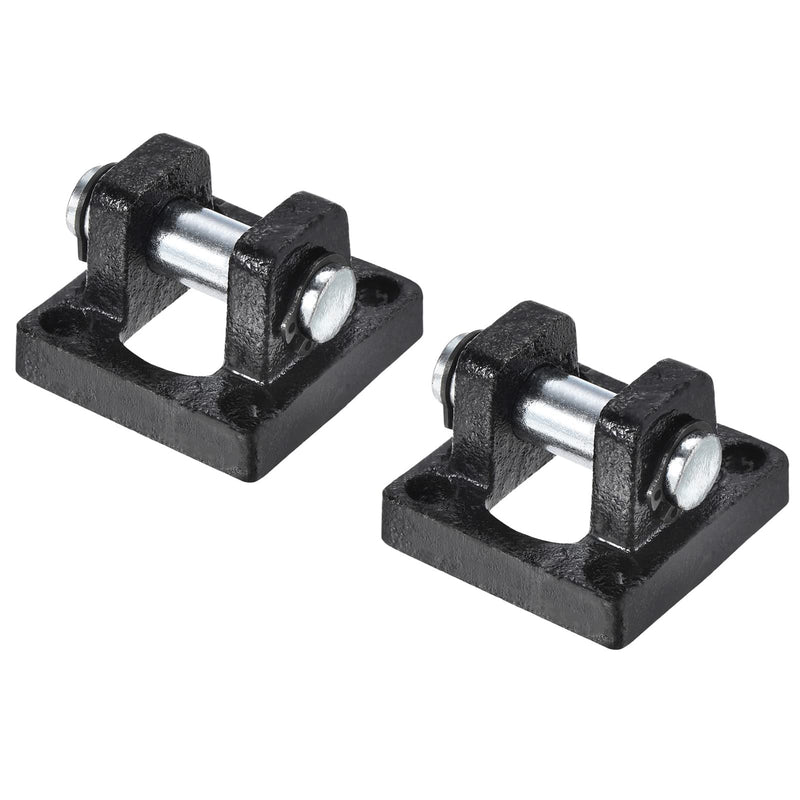 [Australia - AusPower] - PATIKIL 45x45x30mm Air Cylinder Rod Pivot Clevis 2 Pack Pneumatic Mounting Bracket Rear Mount Parts, Black 45 x 45 x 30mm 