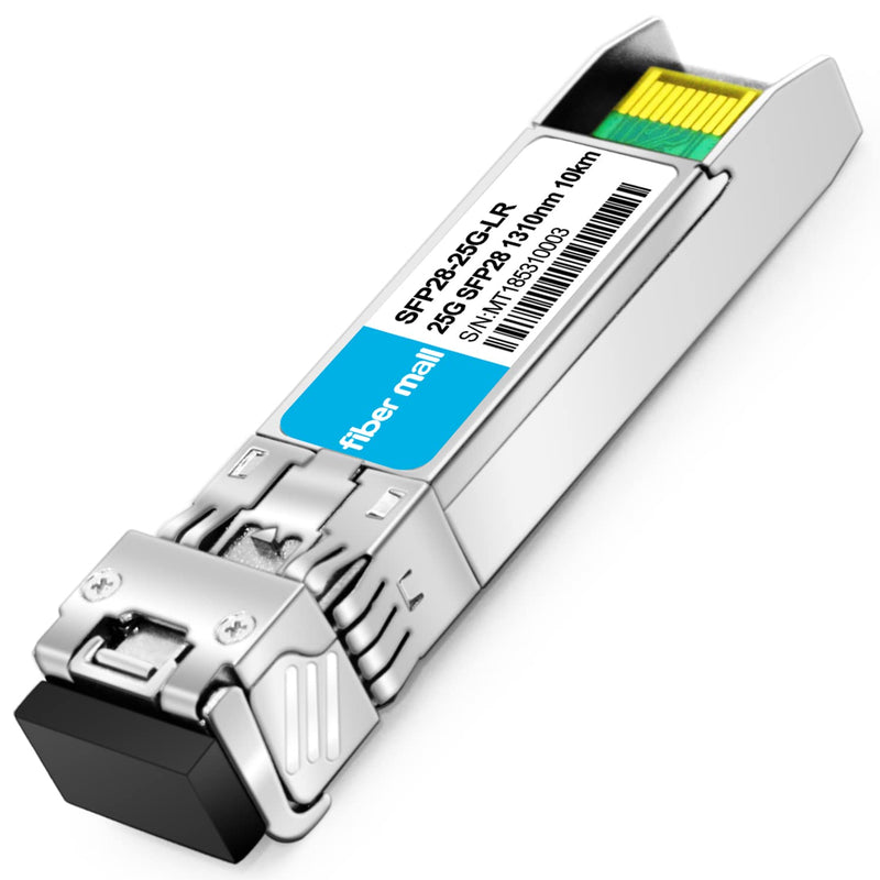 [Australia - AusPower] - 25G SFP28 LR for Brocade 25G-SFP28-LR, 25GBASE-LR SFP28 1310nm 10km DOM LC SMF Optical Transceiver Module 25GBASE-LR: 10km 
