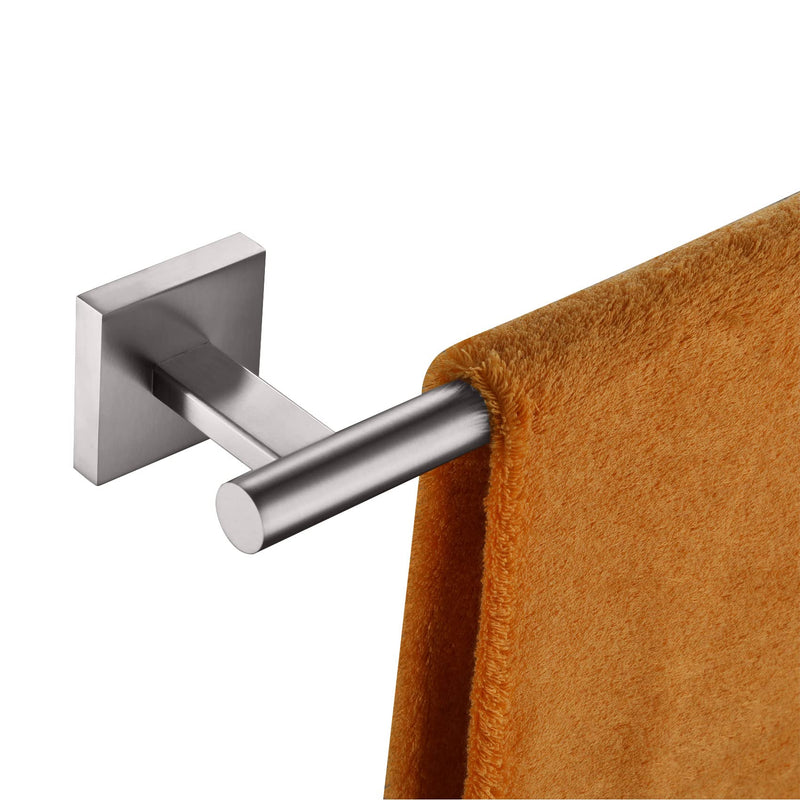KOKOSIRI Towel Holder Bathroom Accessories Towel Bar for Bath Kitchen Necklace Holder 24 Inch Brushed Nickel Stainless Steel B4005BR-L24 24-Inch