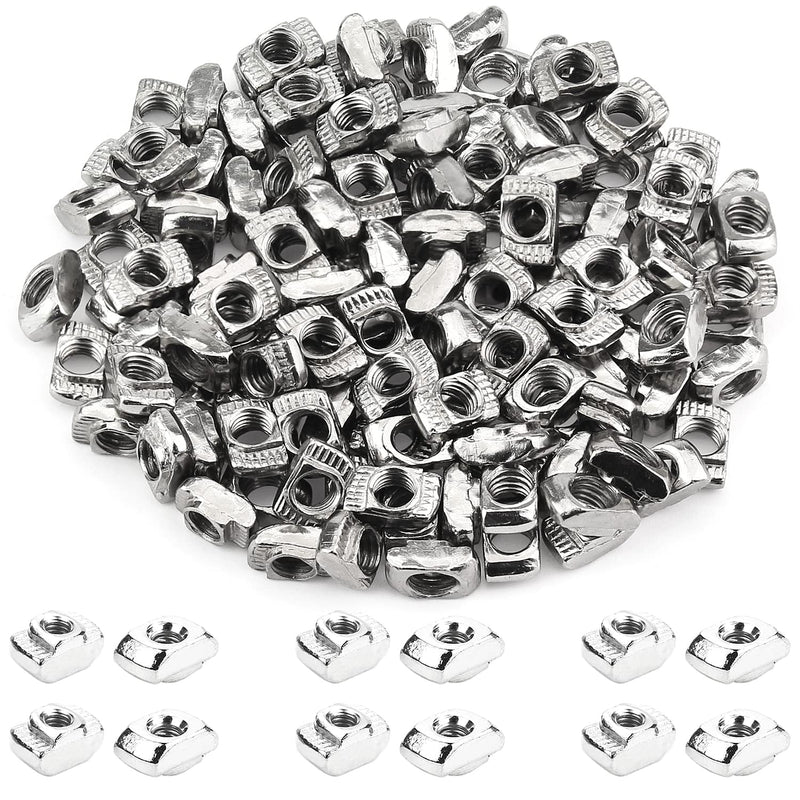 [Australia - AusPower] - 200 Pieces 2020 Series M3 T Nuts, M3 T Slot Nuts for Aluminum Profile M3 (200 PCS) 