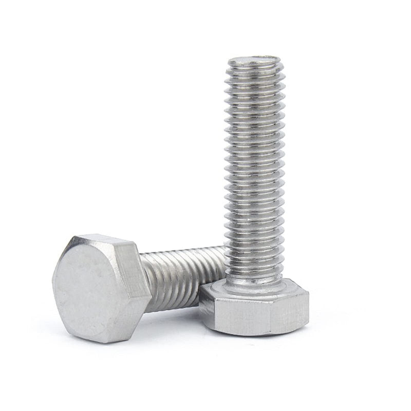 [Australia - AusPower] - 3/8-16 × 1-1/2" Hex Head Screw Bolt, 304 Stainless Steel 18-8, Full Thread, Coarse Thread UNC, ASME B18.2.1, 10 Pcs-Pack 3/8-16 × 1-1/2" (10pcs) 
