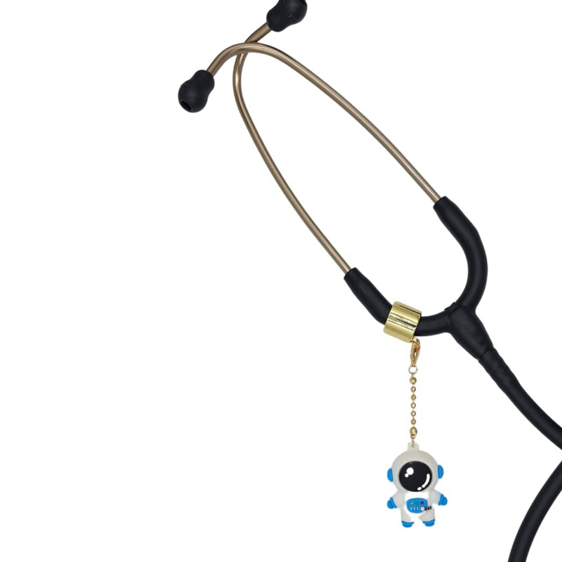 [Australia - AusPower] - Stethoscope Charms pendant - Space Man 3D - medical charms 