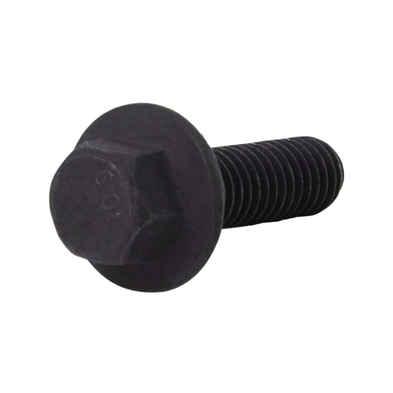 [Australia - AusPower] - LIONMAX Hex Head Bolts, M6 x 16mm Flanged Hexagon Bolts Full Threads, Black Oxide Finish, Carbon Steel, Rust-Resistance, Quantity 30 M6 x 16mm (30 PCS) 