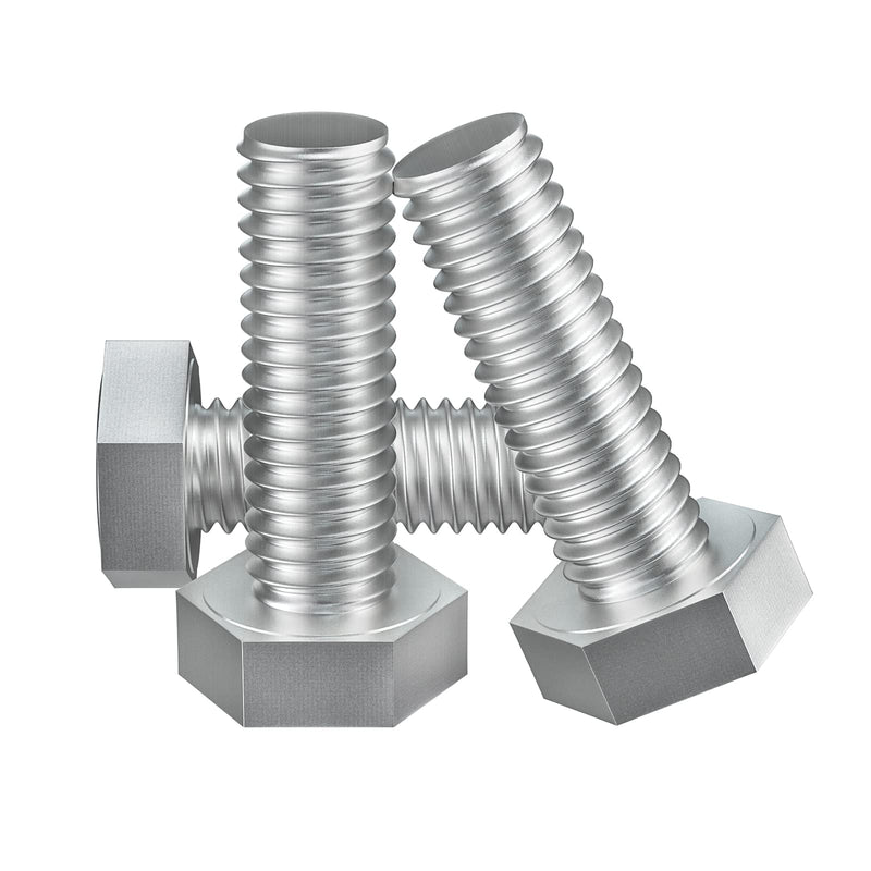 [Australia - AusPower] - 1/4-20 x 1-1/4" (5/8 to 5" Optional) Hex Head Screw Bolt, Stainless Steel 18-8(304), Fully Threaded,15pcs 1/4-20 x 1-1/4" 15 