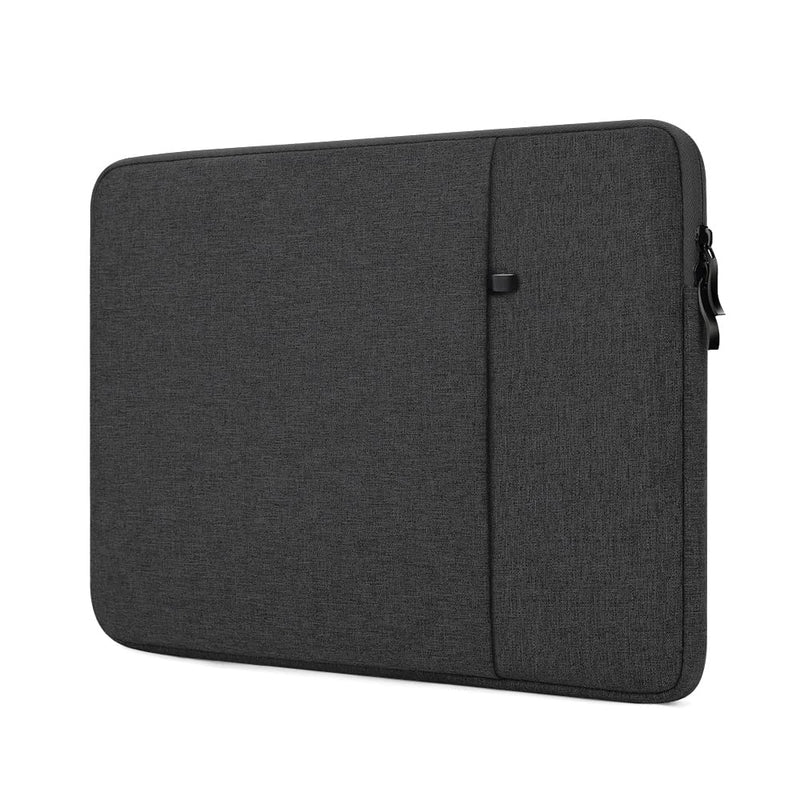 [Australia - AusPower] - ProElife 13-Inch Laptop Sleeve Case for 2024-2022 MacBook Air 13.6 inch with Apple M3 M2 Chip & 2022 MacBook Pro 13.3 inch M2 Chip Accessory Traveling Carrying Canvas Bag Cover Simple Case (Black) Black 