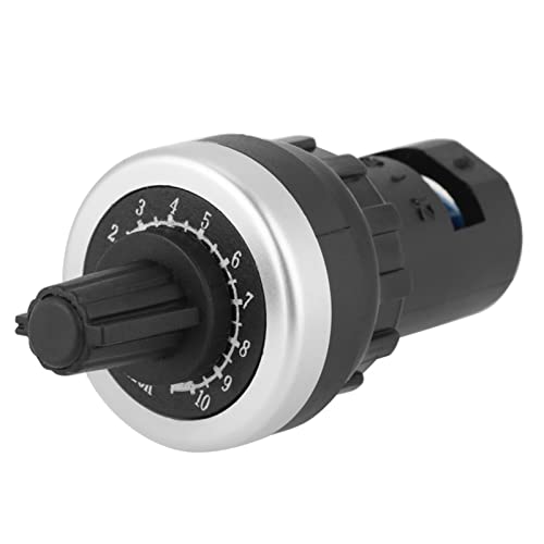 DEWIN Potentiometer 10 K, rotary potentiometer, potentiometer, plate mounting for VSD VFD drive with variable speed