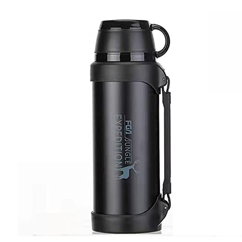 Stainless Steel Vacuum Bottle, Hot & Cold Beverage Portable Insulated Kettle, Car Portable Travel Coffee Mug with Leak-proof Built-in Lid, Suit for Home, Gift, Outdoor Sport(40.5 oz) 40 Ounces