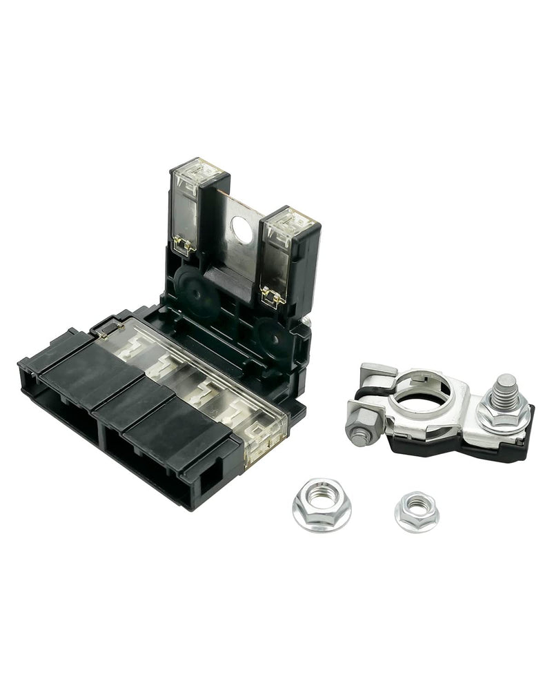 [Australia - AusPower] - Fusible Fuselink Battery Fuse with Positive Battery Terminal Fits for Nissan Armada Frontier Pathfinder Xterra Infinity QX56 QX80 Battery Fusible Fuselink Fuse with M8 and M6 Nuts Replace 24380-89914 